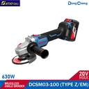 DONGCHENG DCSM03-100 MESIN GERINDA TANGAN BRUSHLES GRINDER 4" 20V 4AH