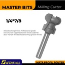 MASTER BIT MATA PROFIL ROUTER GROOVE DRAWER CABINET HANDLE 1/4X7/8"