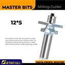 MASTER BIT MATA ROUTER GROOV ROUND CORNER DOOR & WINDOW FRAME 12X5MM