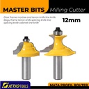 MASTER BIT MATA PROFIL ROUTER DOOR FRAME PANEL CABINET LINE 2PCC 12MM