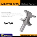 MASTER BIT MATA PROFIL ROUTER SEMI-CIRCULAR CUTTER 1/4X3/8"