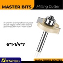 MASTER BIT MATA PROFIL ROUTER GROOVING BALL T-CUTTER 6MMX1-1/4"X7MM