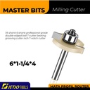 MASTER BIT MATA PROFIL ROUTER GROOVING BALL T-CUTTER 6MMX1-1/4"X4MM