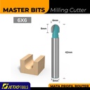 MASTER BIT MATA PROFIL ROUTER BULAT RADIUS ROUND BOTTOM BIT 6X6MM