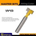 MASTER BIT MATA PROFIL ROUTER T-SLOT CUTTER FOR NUT 1/4X1/2"