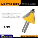 MASTER BIT MATA PROFIL ROUTER SUDUT 30 DEGREES 6MM