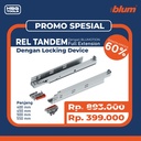 BLUM PROMO PAKET LENGKAP REL LACI TANDEM 560H4000B BLUMOTION FULL EXT