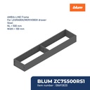 BLUM SEKAT RAK/LACI AMBIA-LINE FRAME LEGRA/MERIVOBOX 500X100MM GREY
