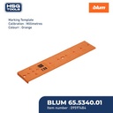 BLUM PENGGARIS JIG UNIVERSAL 65.5340.01AN-LEHR 24 OR MARKING TEMPLATE