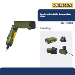 PROXXON 29840 OBENG ELEKTRIK CORDLESS CORDLESS ELECTRIC SCREWDR KS/A