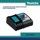 MAKITA DC18RC CHARGER BATERAI RAPID OPTIMUM FAST CHARGER 18V