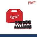 MILWAUKEE 49-66-7013 MATA SOK IMPACT SET 1/2" DRIVE IMPACT SOCKET KIT