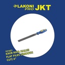 101621 LAKONI PRO KIKIR RATA HALUS FLAT FILES (SMOOTH CUT) 6"