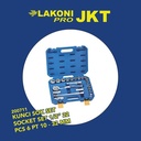 200711 LAKONI PRO KUNCI SOK SET SOCKET SET 1/2" 22 PCS 6 PT 10 - 32 MM