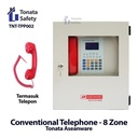 Fire Telephone Panel 8 Zone Aseanware Tonata / Conventional Fire Telephone System ASW