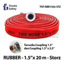 Fire Hose Rubber Storz Tonata 1.5" x 20m / Selang Pemadam 20 m
