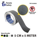 Anti Slip Tape Tonata / Lakban Anti Licin Grey 5 cm x 5 Meter / Gray Abu Abu