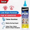 Lem Kayu Furnish Dextone 1K PUR ADHESIVE/Lem Super/Lem Instan
