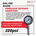 GRIP-ON DIAL TIRE GAUGE ALAT UKUR TEKANAN ANGIN BAN GRIP ON