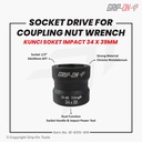 MATA SHOCK IMPACT MUR CVT 34 X 39 - KUNCI SOK MUR KOPLING CVT 34X39 MM