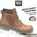 [FREE SARUNG TANGAN] Sepatu Boots Safety Jogger Dakar EW S3 Kulit Toe Cap Ekstra Lebar - Shoes