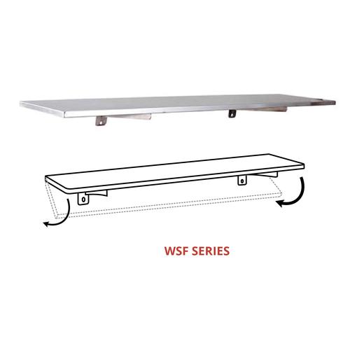 GETRA S/S SOLID WALL SHELVES / FOLDABLE WSF-150