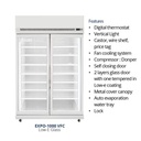 GEA DISPLAY COOLER EXPO-1000VFC / Showcase GEA 2 Pintu 1050 Liter