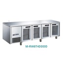 GLASS DOOR S/S UNDER COUNTER M-RW6T4DDDD (CHILLER)