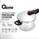 Oxone OX1065 Presto Pressure Cooker Stainless Steel 6.5 Liter