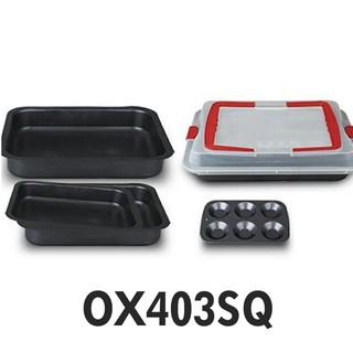 Oxone OX403SQ 5Pcs Mixed Pan Set - STAINLESS STEEL