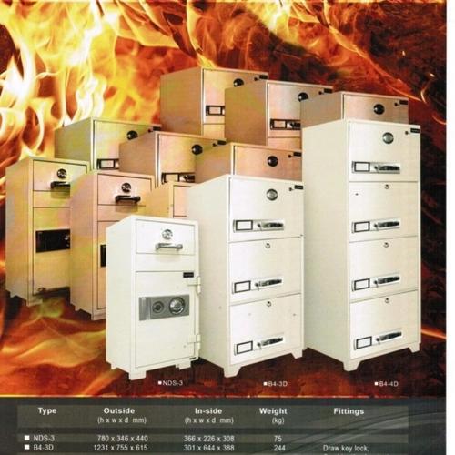 Brankas Filing cabinet anti api Uchida B4-3D free ongkir untuk Wilayah Jabotabek