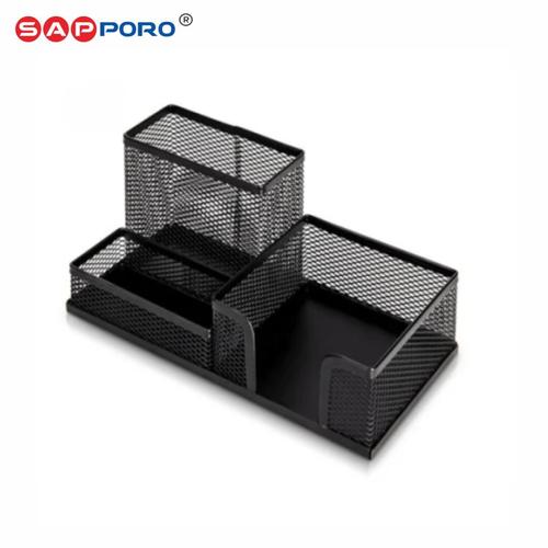 SAPPORO SAUDA - Tempat Alat Tulis | Tempat Pulpen | Pen Holder Besi Desk