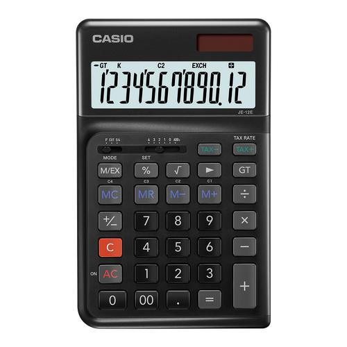 Kalkulator Kantor Heavy Duty Casio JE-12E (12 Digit)
