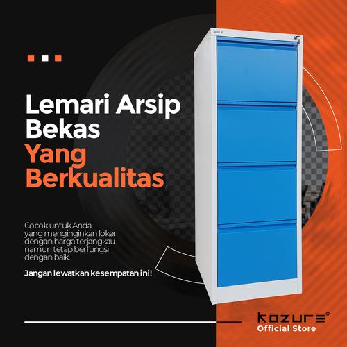Lemari Arsip Bekas Berkualitas, Masih Berfungsi Normal - Harga Terjangkau - Merk Kozure