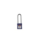 ONEBIZ Long Shackle Safety Padlock New Blue OB 14-BDG23UNDKD Thermoplastic Safety Padlock