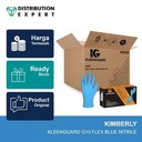 KLEENGUARD G10 Flex Blue Nitrile Gloves 54332 size 7 (S) Case