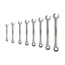 Kennedy KEN5828864K 8-19mm DOUBLE RATCHET COMBINATIONSPANNER SET 8-PCE