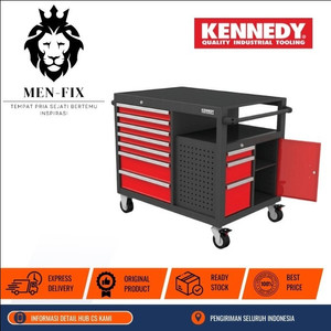 Meja Kerja Bergerak 10 Laci dengan Roda 45" KENNEDY KEN5946800K KENNEDY Original By CROMWELL UK, Standar EROPA DIN 3113