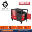 Meja Kerja Bergerak 10 Laci dengan Roda 45" KENNEDY KEN5946800K KENNEDY Original By CROMWELL UK, Standar EROPA DIN 3113