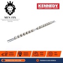 Rak Socket 1/2" Square Drive dengan 15 Klip Pegas KEN5829980K KENNEDY Original By CROMWELL UK, Standar EROPA DIN 3113