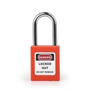 Padlock Safety Gembok Loto 38mm Steel Shackle Padlock - Warna Orange