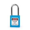 Gembok Industri Safety Loto Padlock Steel Tahan Panas Tahan Cuaca LOTO - Biru