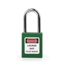 Gembok Industri Safety Lock Out Tag Out Padlock Padlock Steel Shackle - Hijau