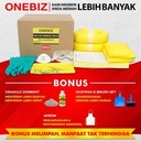 ONEBIZ Chemical Spill Kit 45 Liter - Penyerap Cairan Kimia 12 Galon (Refill)