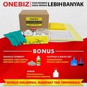 Spill Kit 10 Liter ONEBIZ - Kit Penyerapan Tumpahan Cairan Kimia 3 Galon