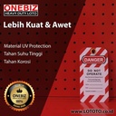 Tag Pengunci Mesin "Do Not Operate" PVC Tahan Air dan Minyak untuk Lockout Tagout