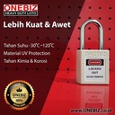 LOTO Padlock Equivalent Masterlock 410WHT Model Master Lock 410WHT