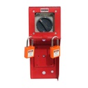Loto Box/Safety Device Heavy Duty + Switch Button + Padlock - Orange