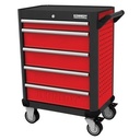 Kennedy-Pro KEN5942140K Roller Cabinet, Ultimate, Red/Grey, Steel, 5-Drawers, 844 x 706 x 461mm, 550kg Capacity