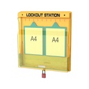 ONEBIZ Lockout Station OB 14-BDB207(W) 650mm×590mm×95mm without Components